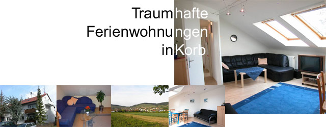 Ferienwohnungen in Korb im Remstal